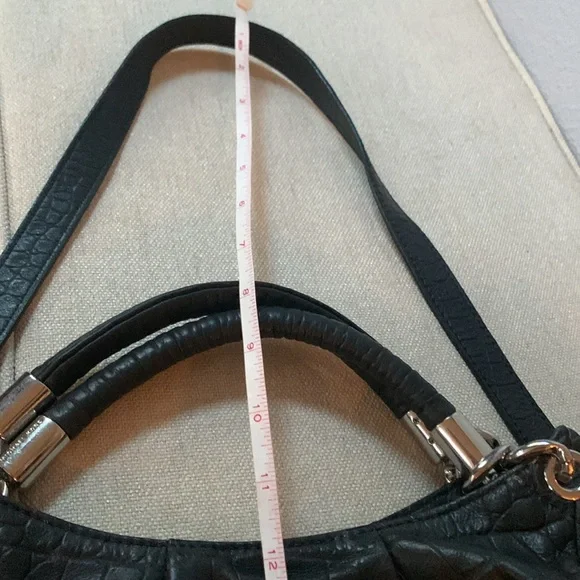 Michael Michael Kors Black Croc-Embossed Bag - Picture 15 of 16